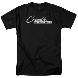 Chevrolet Chrome Stingray Logo - Men's Regular Fit T-Shirt Men's Regular Fit T-Shirt Chevrolet   