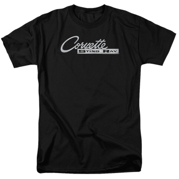 Chevrolet Chrome Stingray Logo - Men's Regular Fit T-Shirt Men's Regular Fit T-Shirt Chevrolet   