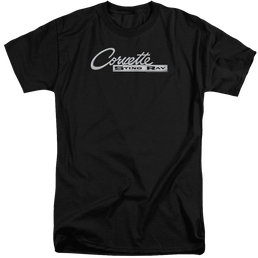 Chevrolet Chrome Stingray Logo - Men's Tall Fit T-Shirt Men's Tall Fit T-Shirt Chevrolet   