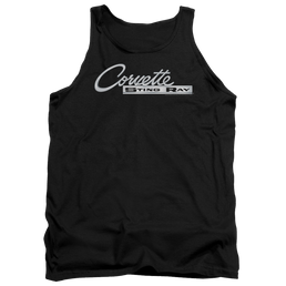 Chevrolet Chrome Stingray Logo Men's Tank Men's Tank Chevrolet   