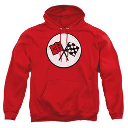 Chevrolet 2nd Gen Vette Logo - Pullover Hoodie Pullover Hoodie Chevrolet   