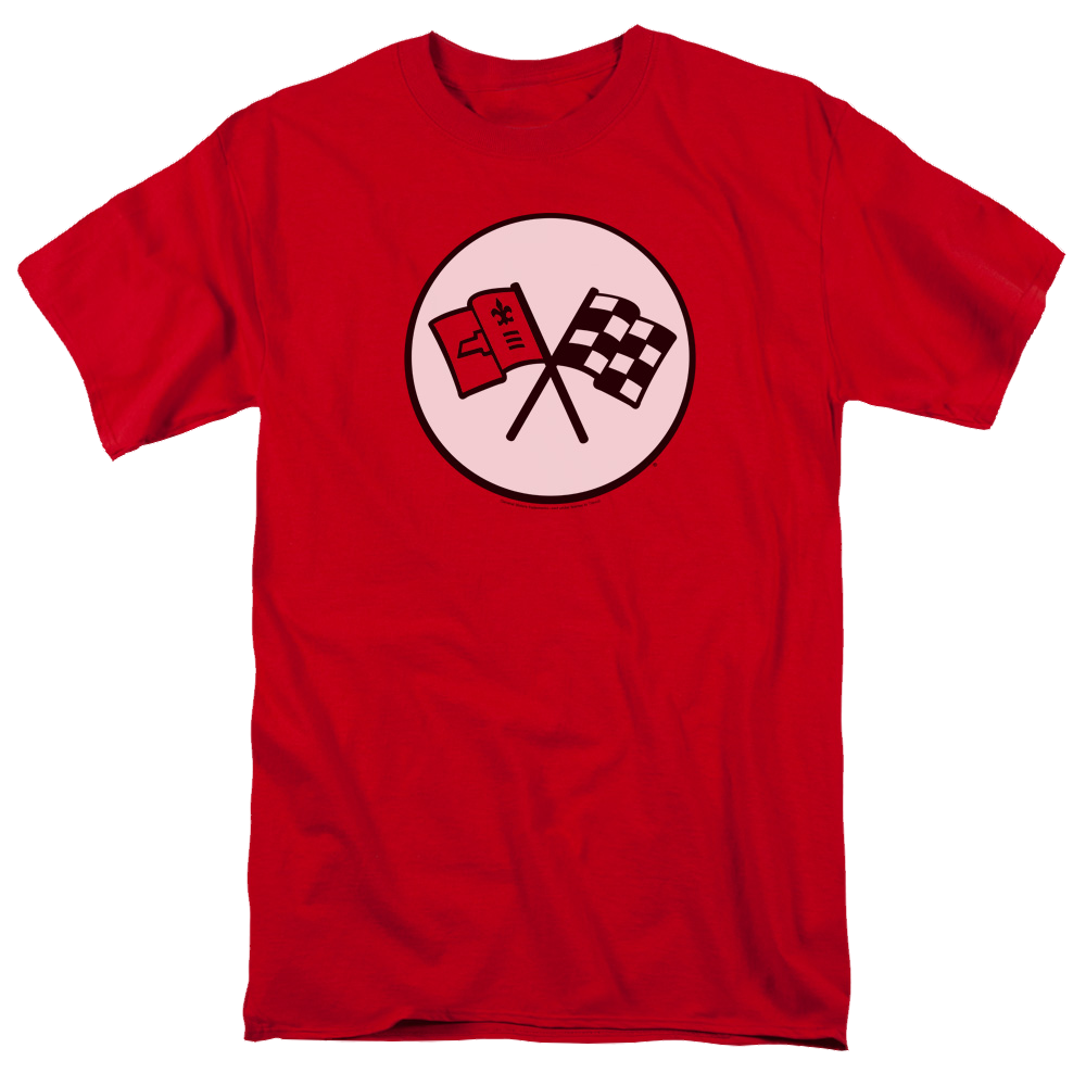 Chevrolet 2nd Gen Vette Logo - Men's Regular Fit T-Shirt Men's Regular Fit T-Shirt Chevrolet   