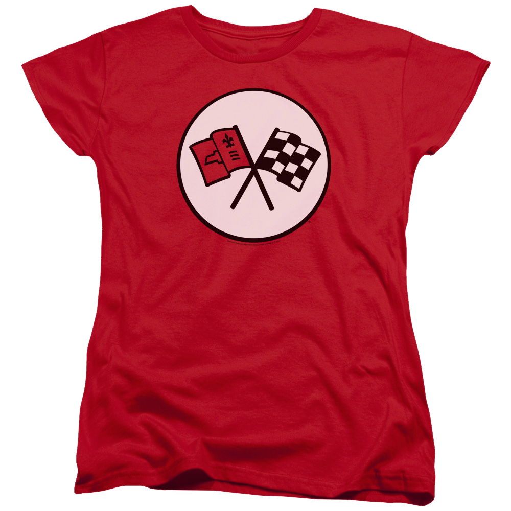 Chevrolet 2nd Gen Vette Logo - Women's T-Shirt Women's T-Shirt Chevrolet   
