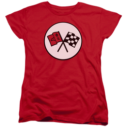Chevrolet 2nd Gen Vette Logo - Women's T-Shirt Women's T-Shirt Chevrolet   