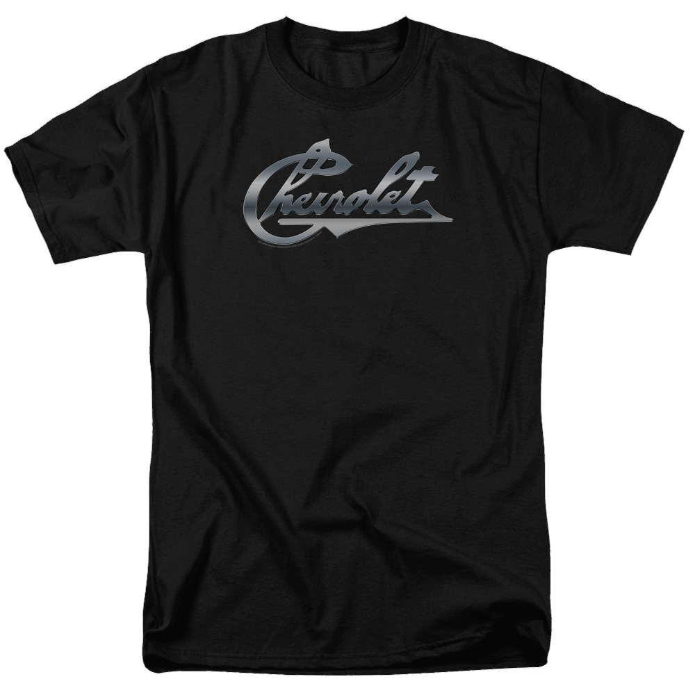 Chevrolet Chrome Vintage Chevy Bowtie - Men's Regular Fit T-Shirt Men's Regular Fit T-Shirt Chevrolet   