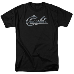 Chevrolet Chrome Vintage Chevy Bowtie - Men's Regular Fit T-Shirt Men's Regular Fit T-Shirt Chevrolet   