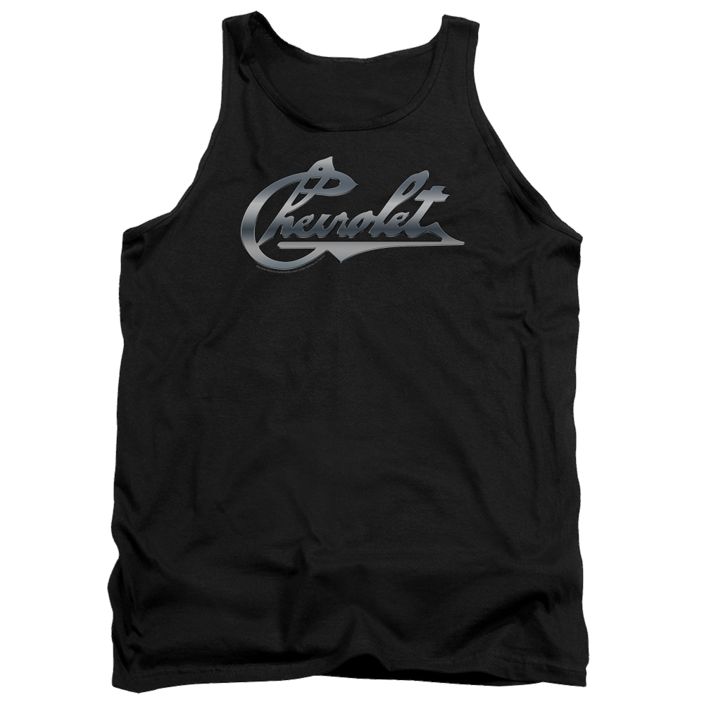 Chevrolet Chrome Vintage Chevy Bowtie Men's Tank Men's Tank Chevrolet   