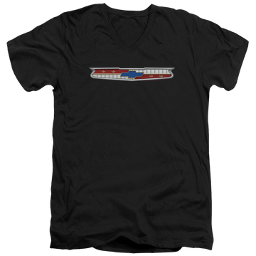 Chevrolet 56 Bel Air Emblem - Men's V-Neck T-Shirt Men's V-Neck T-Shirt Chevrolet   