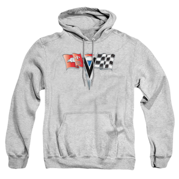Chevrolet 2Nd Gen Vette Nose Emblem - Pullover Hoodie Pullover Hoodie Chevrolet   