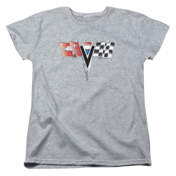 Chevrolet 2nd Gen Vette Nose Emblem - Women's T-Shirt Women's T-Shirt Chevrolet   