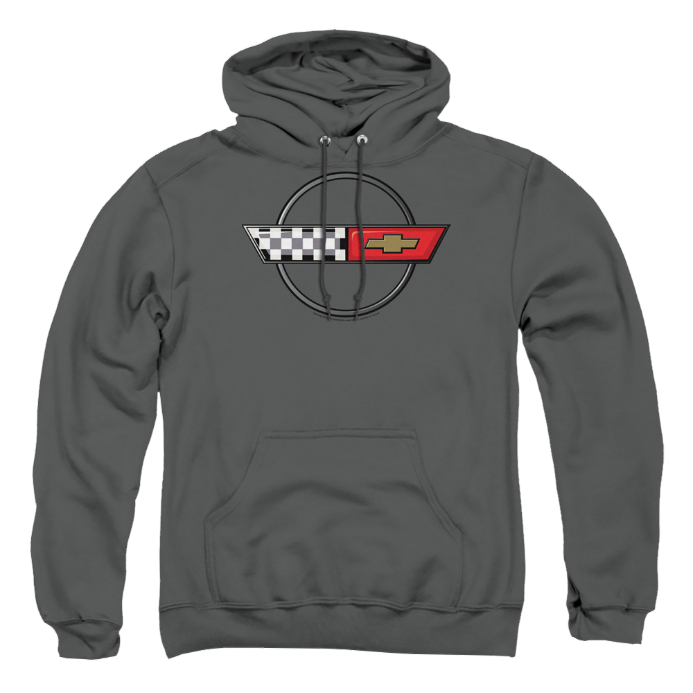 Chevrolet 4th Gen Vette Logo - Pullover Hoodie Pullover Hoodie Chevrolet   