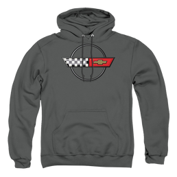 Chevrolet 4th Gen Vette Logo - Pullover Hoodie Pullover Hoodie Chevrolet   