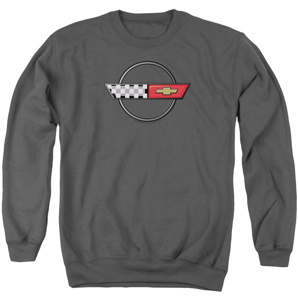 Chevrolet 4th Gen Vette Logo - Men's Crewneck Sweatshirt Men's Crewneck Sweatshirt Chevrolet   