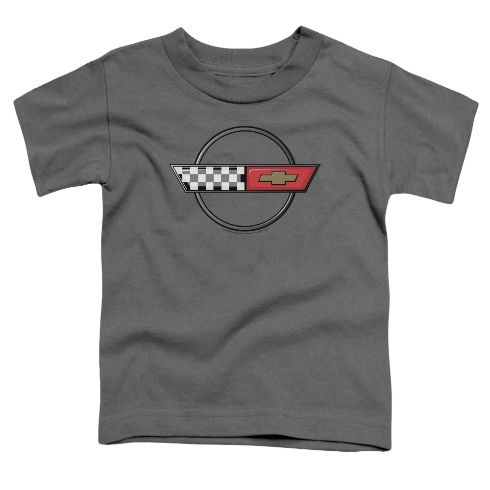 Chevrolet 4th Gen Vette Logo - Kid's T-Shirt (Ages 4-7) Kid's T-Shirt (Ages 4-7) Chevrolet   