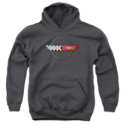 Chevrolet 4th Gen Vette Logo - Youth Hoodie (Ages 8-12) Youth Hoodie (Ages 8-12) Chevrolet   