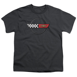 Chevrolet 4th Gen Vette Logo - Youth T-Shirt (Ages 8-12) Youth T-Shirt (Ages 8-12) Chevrolet   