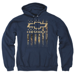 Chevrolet Camo Flag - Pullover Hoodie Pullover Hoodie Chevrolet   