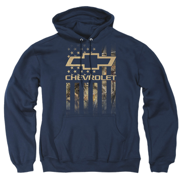 Chevrolet Camo Flag - Pullover Hoodie Pullover Hoodie Chevrolet   