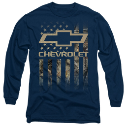 Chevrolet Camo Flag - Men's Long Sleeve T-Shirt Men's Long Sleeve T-Shirt Chevrolet   