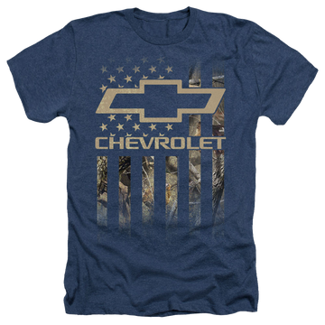 Chevrolet Camo Flag - Men's Heather T-Shirt Men's Heather T-Shirt Chevrolet   