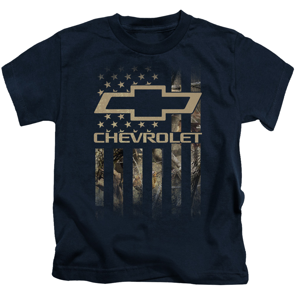 Chevrolet Camo Flag - Kid's T-Shirt Kid's T-Shirt (Ages 4-7) Chevrolet   