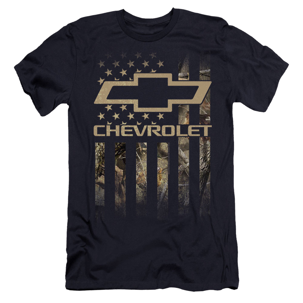 Chevrolet Camo Flag - Men's Premium Slim Fit T-Shirt Men's Premium Slim Fit T-Shirt Chevrolet   