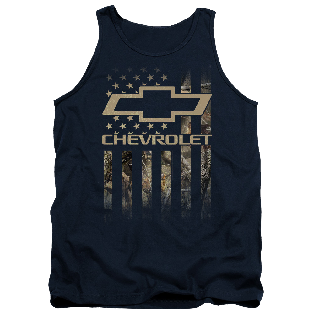 Chevrolet Camo Flag - Men's Tank Top Men's Tank Chevrolet   
