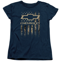 Chevrolet Camo Flag - Women's T-Shirt Women's T-Shirt Chevrolet   