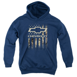 Chevrolet Camo Flag - Youth Hoodie Youth Hoodie (Ages 8-12) Chevrolet   
