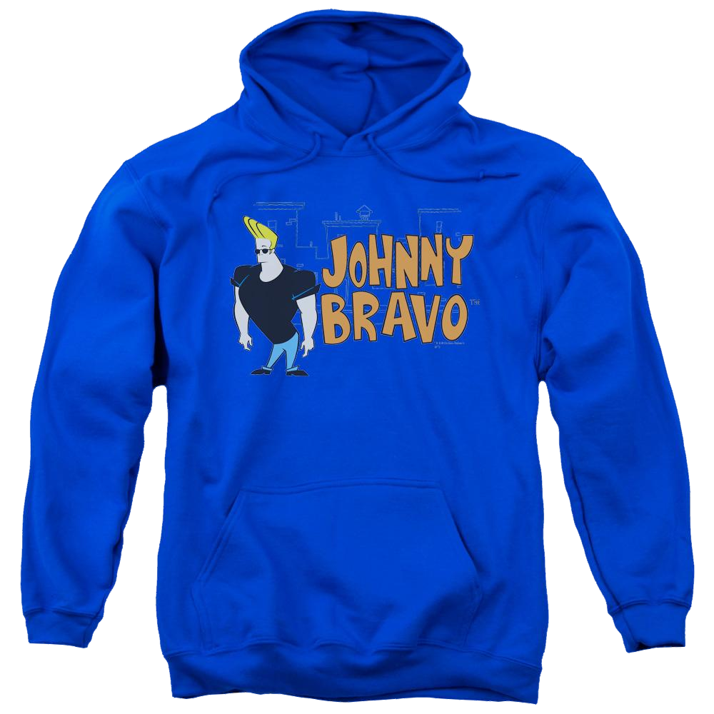 Johnny Bravo Johnny Logo Pullover Hoodie Pullover Hoodie Johnny Bravo   