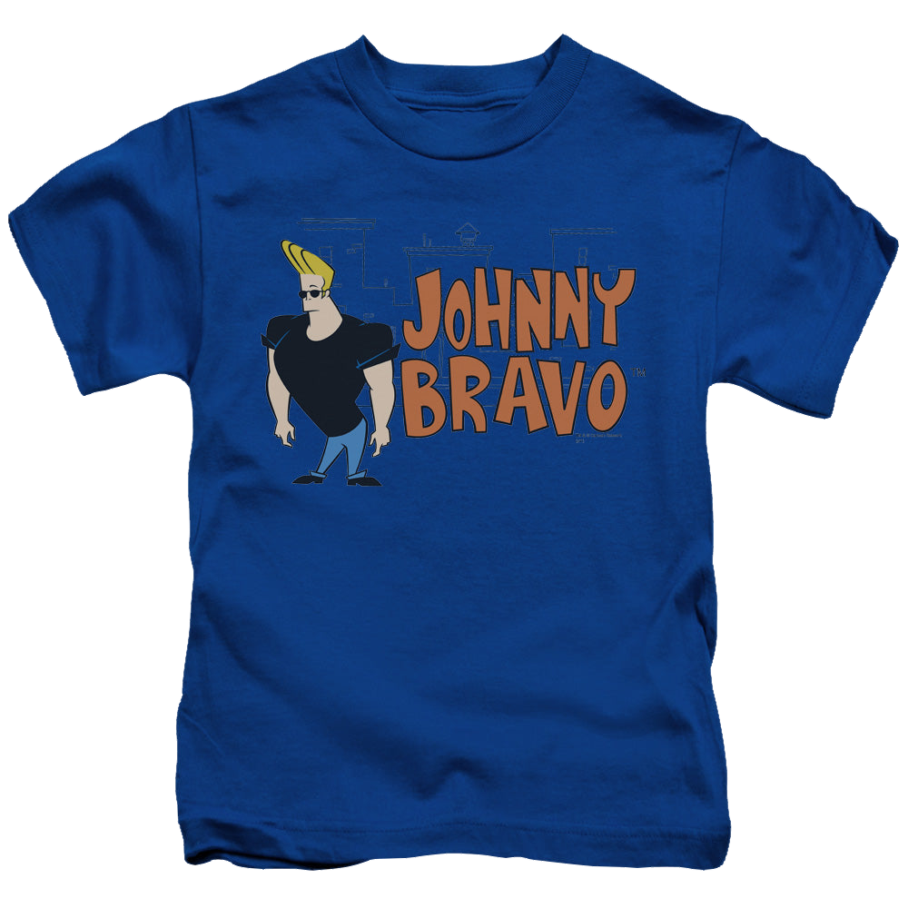Johnny Bravo Johnny Logo - Kid's T-Shirt Kid's T-Shirt (Ages 4-7) Johnny Bravo   