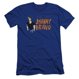 Johnny Bravo Johnny Logo Men's Premium Slim Fit T-Shirt Men's Premium Slim Fit T-Shirt Johnny Bravo   