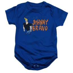 Johnny Bravo Johnny Logo - Baby Bodysuit Baby Bodysuit Johnny Bravo   
