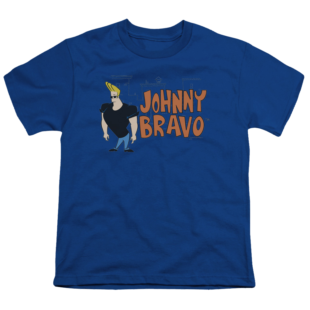 Johnny Bravo Johnny Logo - Youth T-Shirt Youth T-Shirt (Ages 8-12) Johnny Bravo   