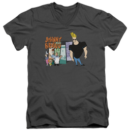 Johnny Bravo Johnny & Friends Men's V-Neck T-Shirt Men's V-Neck T-Shirt Johnny Bravo   