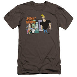 Johnny Bravo Johnny & Friends Men's Premium Slim Fit T-Shirt Men's Premium Slim Fit T-Shirt Johnny Bravo   