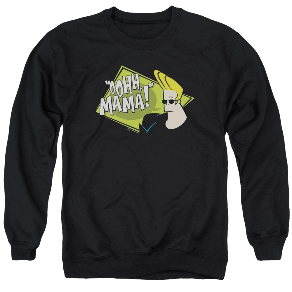 Johnny Bravo Oohh Mama Men's Crewneck Sweatshirt Men's Crewneck Sweatshirt Johnny Bravo   