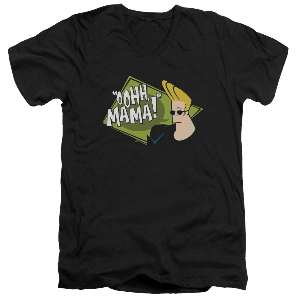 Johnny Bravo Oohh Mama Men's V-Neck T-Shirt Men's V-Neck T-Shirt Johnny Bravo   