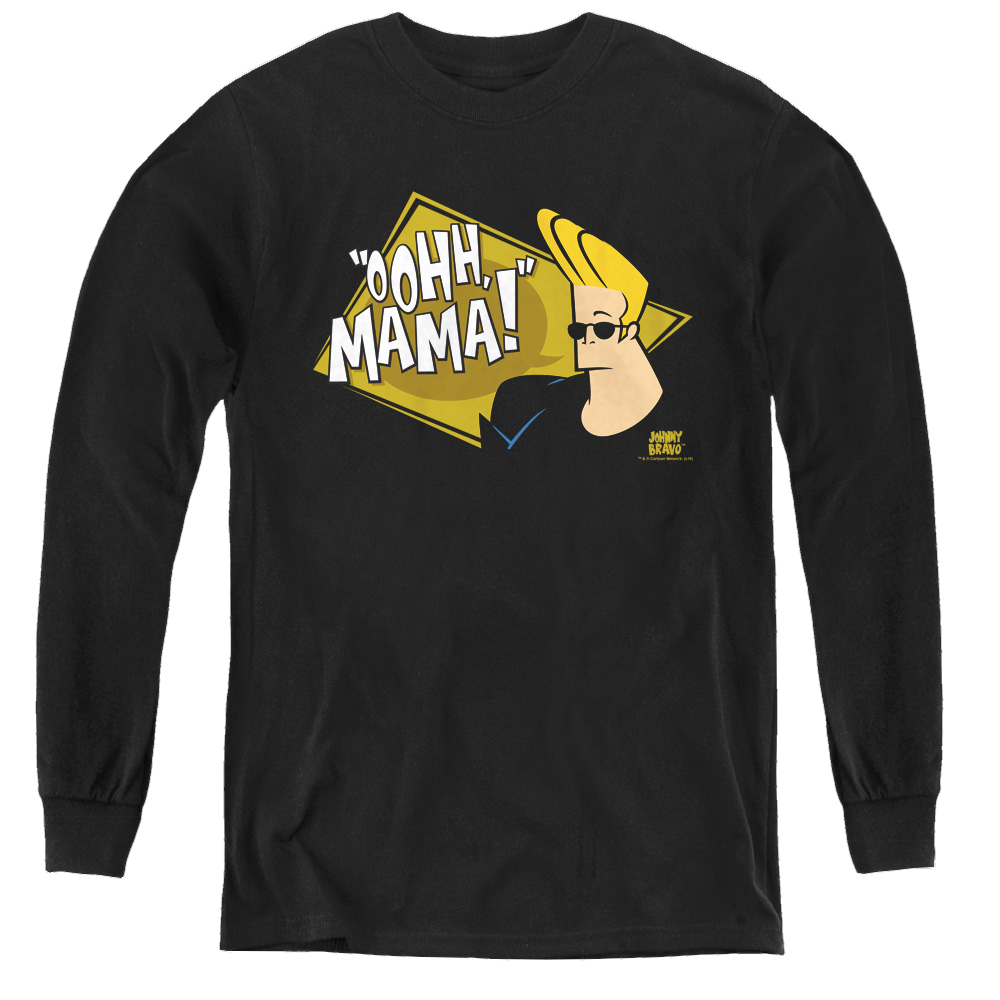 Johnny Bravo Oohh Mama - Youth Long Sleeve T-Shirt Youth Long Sleeve T-Shirt Johnny Bravo   