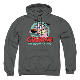 Courage The Cowardly Dog Courage - Pullover Hoodie Pullover Hoodie Courage the Cowardly Dog   
