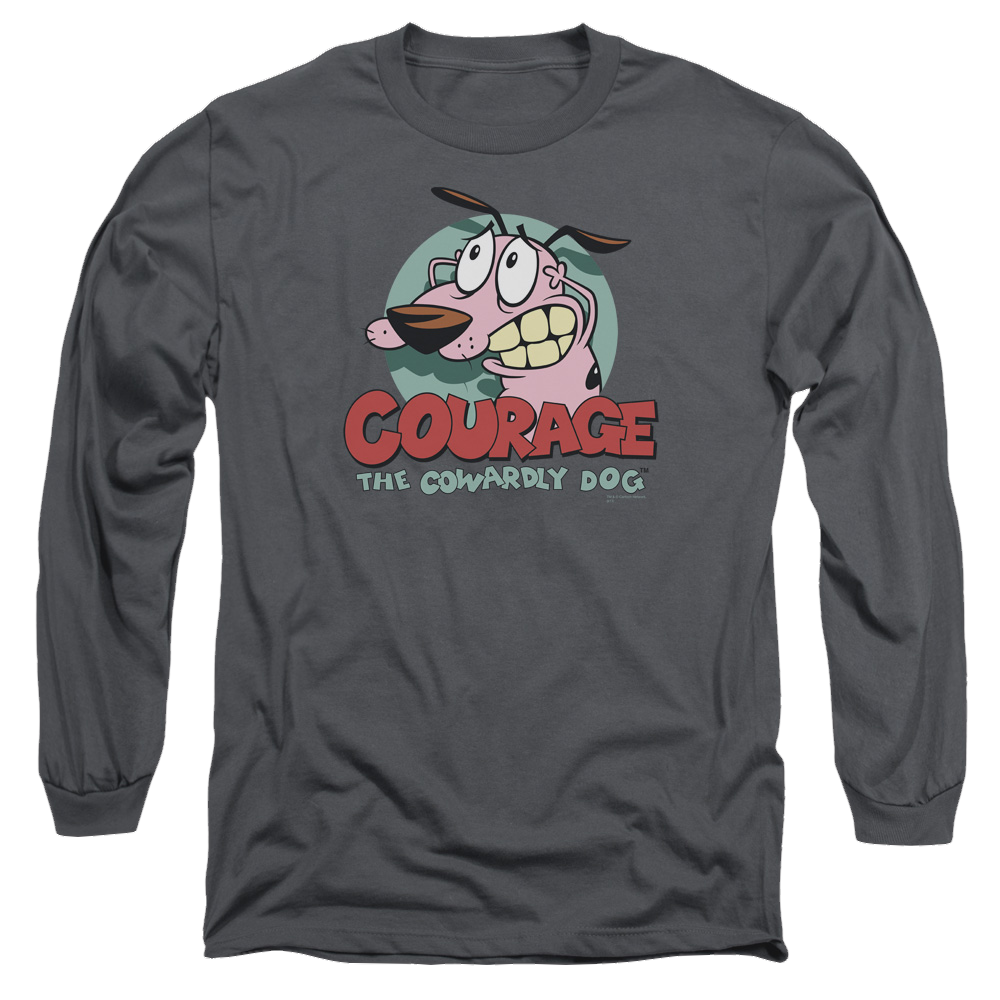 Courage The Cowardly Dog Courage - Men's Long Sleeve T-Shirt Men's Long Sleeve T-Shirt Courage the Cowardly Dog   