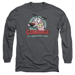 Courage The Cowardly Dog Courage - Men's Long Sleeve T-Shirt Men's Long Sleeve T-Shirt Courage the Cowardly Dog   