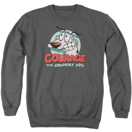 Courage The Cowardly Dog Courage - Men's Crewneck Sweatshirt Men's Crewneck Sweatshirt Courage the Cowardly Dog   