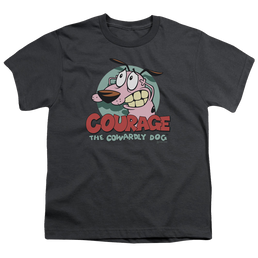 Courage the Cowardly Dog Courage - Youth T-Shirt Youth T-Shirt (Ages 8-12) Courage the Cowardly Dog   
