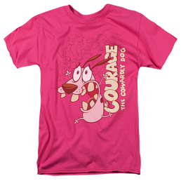 Courage the Cowardly Dog Running Scared - Men's Regular Fit T-Shirt Men's Regular Fit T-Shirt Courage the Cowardly Dog   
