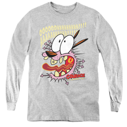Courage the Cowardly Dog Scaredy Dog - Youth Long Sleeve T-Shirt Youth Long Sleeve T-Shirt Courage the Cowardly Dog   