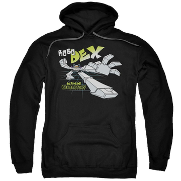 Dexter's Laboratory Robo Dex - Pullover Hoodie Pullover Hoodie Dexter's Laboratory   