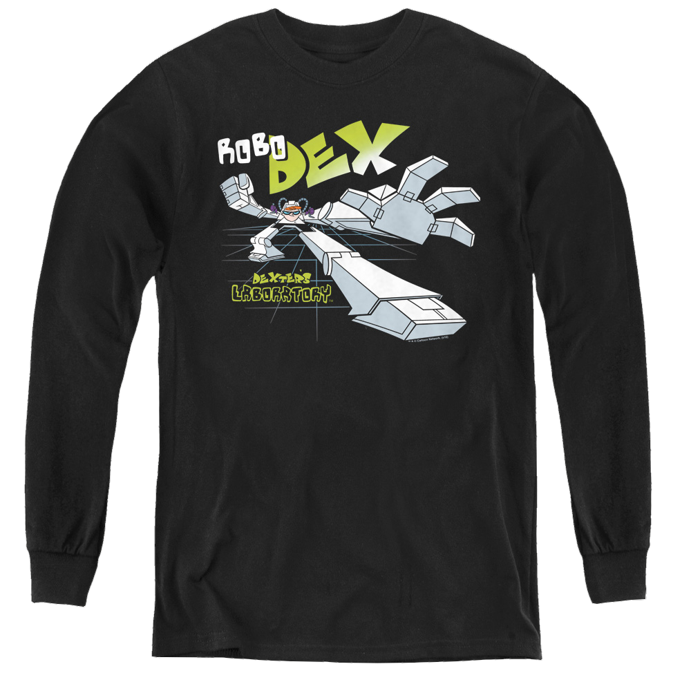 Dexter's Laboratory Robo Dex - Youth Long Sleeve T-Shirt Youth Long Sleeve T-Shirt Dexter's Laboratory   