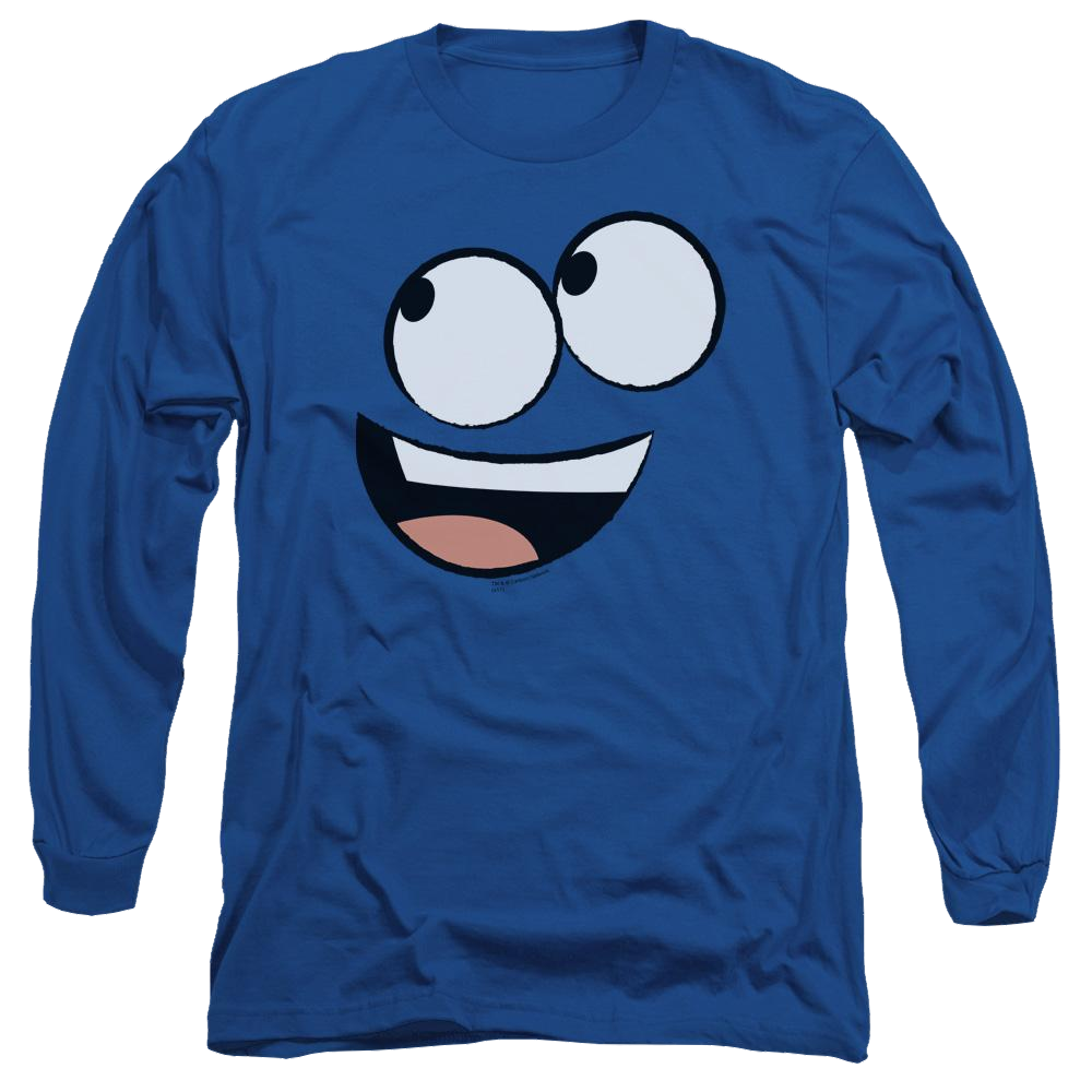 Foster's Home for Imaginary Friends Blue Face - Men's Long Sleeve T-Shirt Men's Long Sleeve T-Shirt Foster's Home for Imaginary Friends   