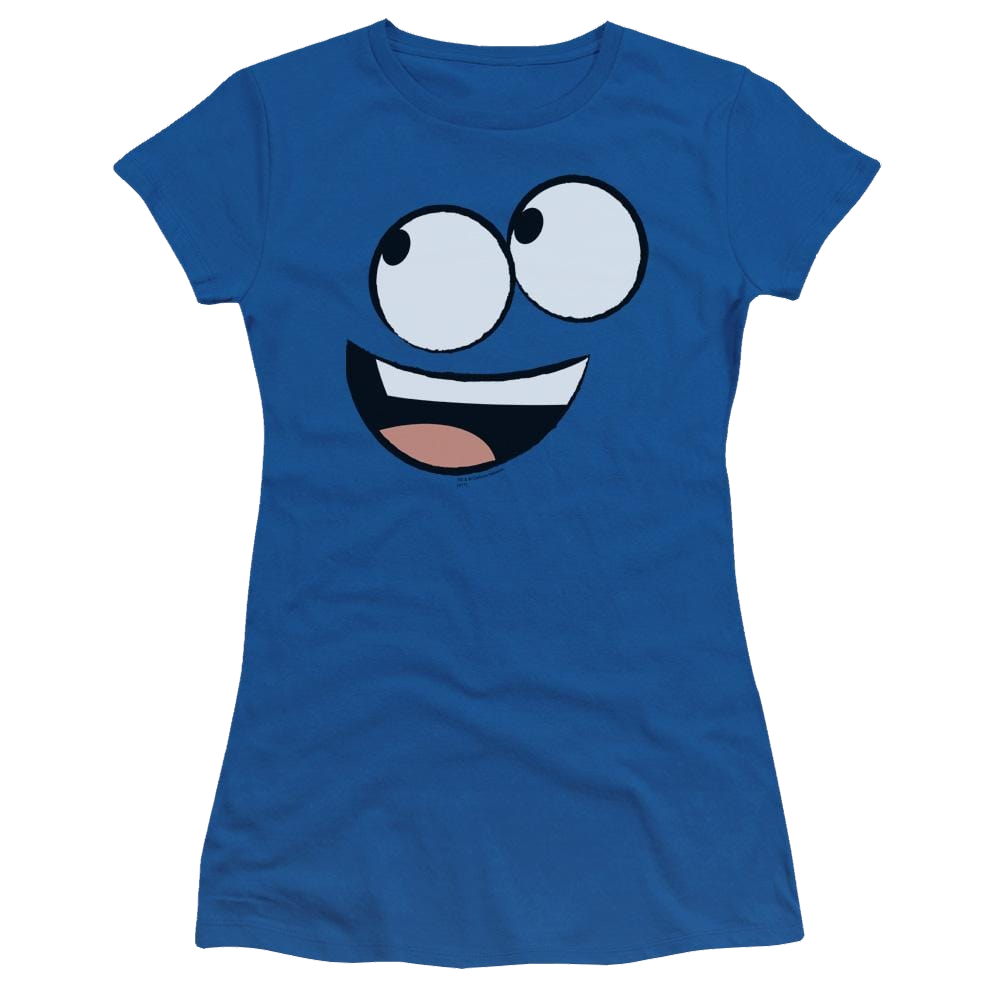Foster's Home for Imaginary Friends Blue Face - Juniors T-Shirt Juniors T-Shirt Foster's Home for Imaginary Friends   